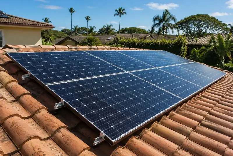 Installation de panneaux solaires à Bourneau